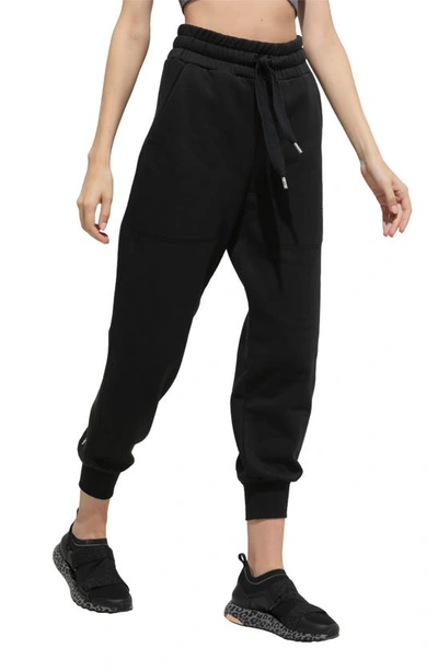 Shop Adidas By Stella Mccartney High Waist Sweatpants In Black