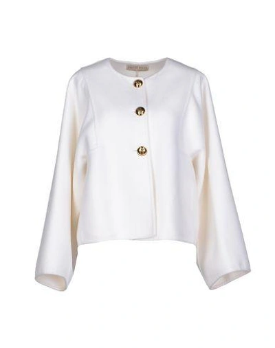 Shop Emilio Pucci Blazer In White