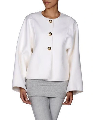 Shop Emilio Pucci Blazer In White