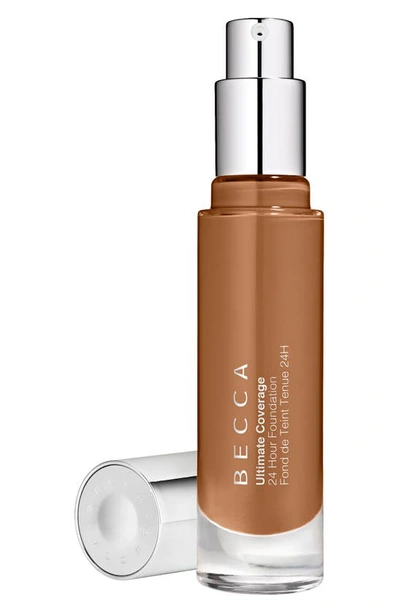 Shop Becca Cosmetics Becca Ultimate Coverage 24 Hour Foundation In Amber 5w1