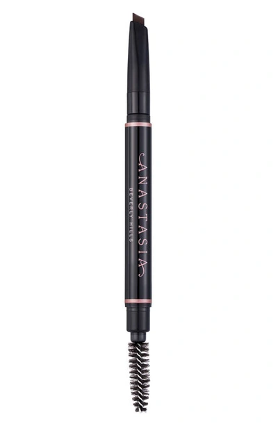 Anastasia Beverly Hills Brow Definer 3-in-1 Triangle Tip Easy Precision Eyebrow Pencil Dark Brown 0.007 oz/ 0.2 G In Dark Brown