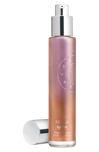 Shop Becca Cosmetics Becca Ignite Liquified Light Highlighter In Strength