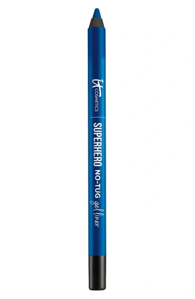 Shop It Cosmetics Superhero No-tug Gel Eyeliner In Bold Blue