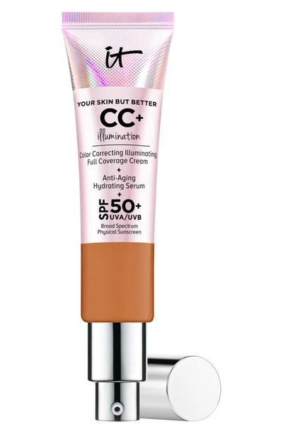 Shop It Cosmetics Cc+ Cream Illumination Spf 50+ Full Coverage Cream Corrector & Serum In Rich