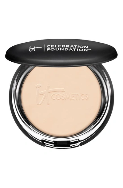 Shop It Cosmetics Celebration Foundation Full Coverage Anti-aging Hydrating Powder Foundation In Light (w)