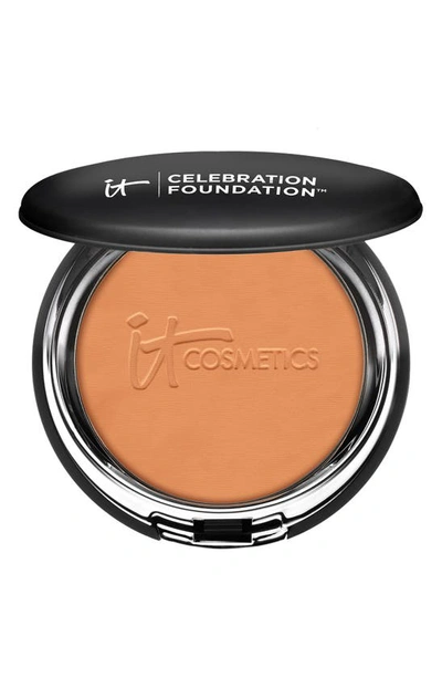 Shop It Cosmetics Celebration Foundation Full Coverage Anti-aging Hydrating Powder Foundation In Rich (w)