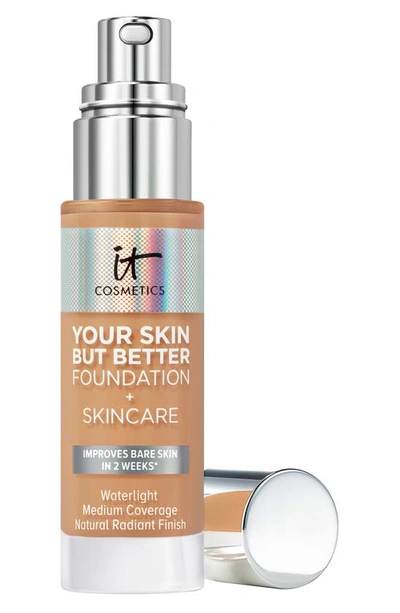 Shop It Cosmetics Your Skin But Better Foundation + Skincare In Tan Warm 41