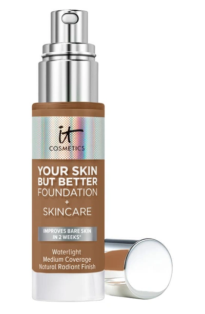 It Cosmetics Your Skin But Better Foundation + Skincare Rich Neutral 51.25  1 oz/ 30 ml | ModeSens