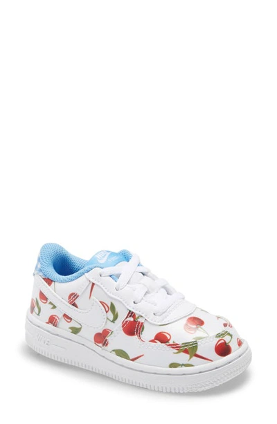 Shop Nike Air Force 1 Lv8 3 Sneaker In White/ White-blue-red