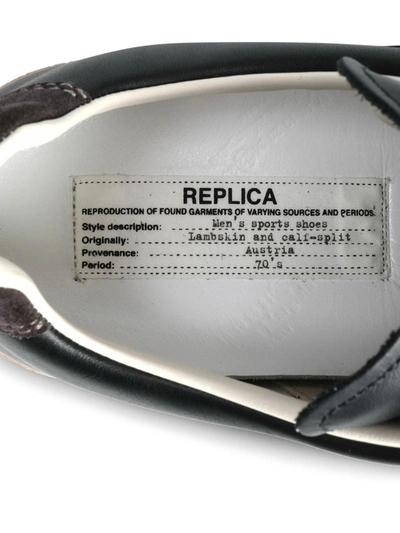 Shop Maison Margiela Replica Sneakers In Black