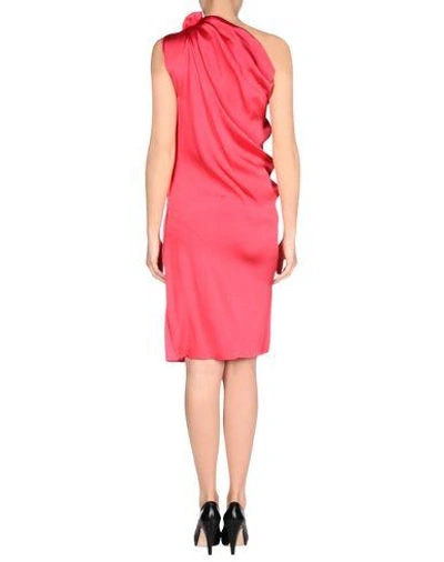 Shop Lanvin Knee-length Dress In Coral