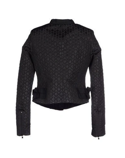 Shop Io Couture Biker Jacket In Black