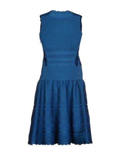 Shop Antonio Berardi Knit Dress In Pastel Blue