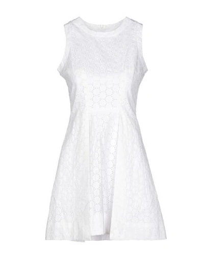 Victoria Beckham Short Dresses In White