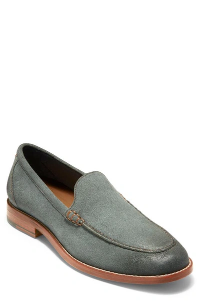 Shop Cole Haan Feathercraft Grand Venetian Loafer In Sedona Sage Suede