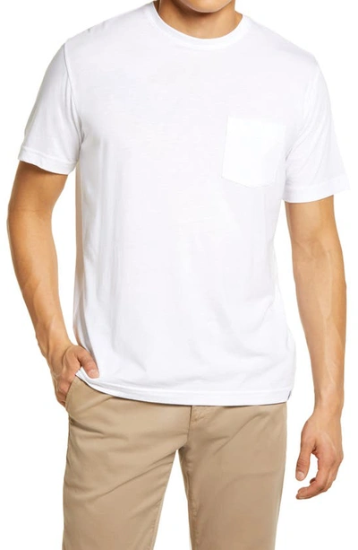 Shop Peter Millar Seaside Pocket T-shirt In White