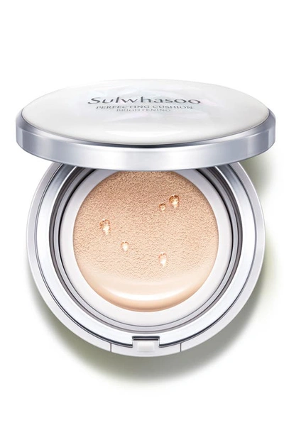 Shop Sulwhasoo Perfecting Cushion Brightening Foundation In 17 Light Beige