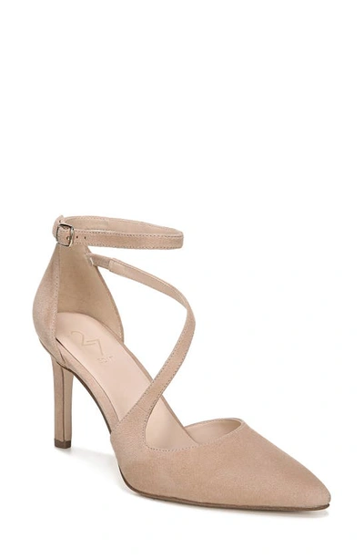 Shop 27 Edit Naturalizer Abilyn Ankle Strap Pump In Taupe Suede