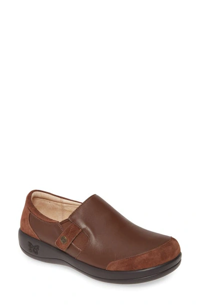 Shop Alegria Paytin Loafer In Cocoa Leather