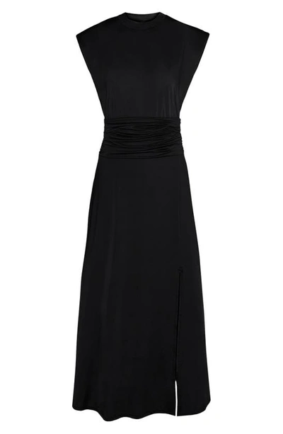 Shop Afrm Cutout Back Winslow Dress In Noir
