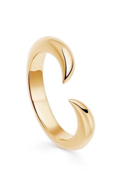 Shop Missoma Claw Ring In Gold