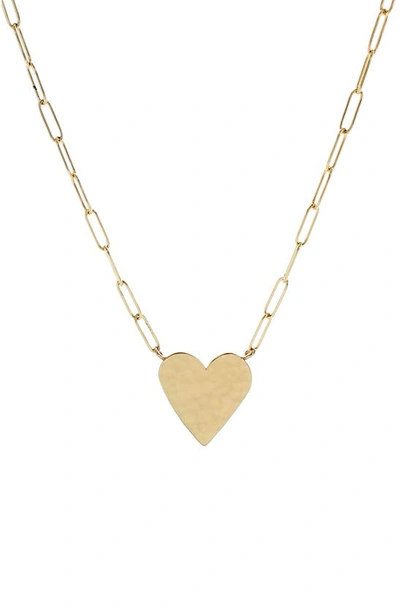 Shop Panacea Heart Pendant Necklace In Gold