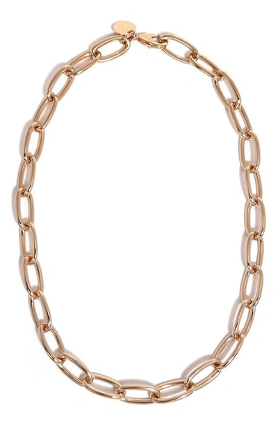 Shop Young Frankk Classic Chain Necklace In Gold