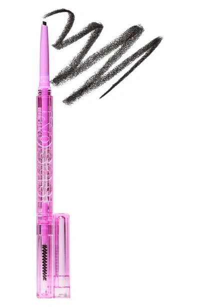 Shop Kosas Brow Pop Dual-action Defining Brow Pencil In Black