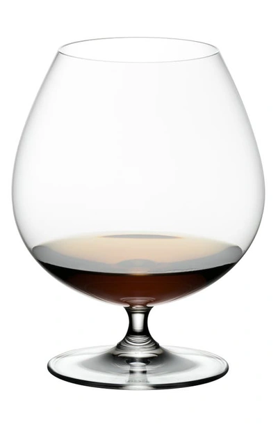 Shop Riedel Vinum Set Of 2 Brandy Glasses In Clear