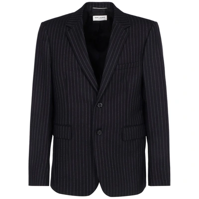 Shop Saint Laurent Men's Jacket Blazer In Black