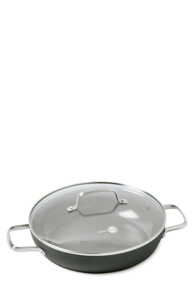 The Original Green Pan Greenpan Chatham Healthy Ceramic Nonstick Everyday Pan With Lid, 11" In Grey