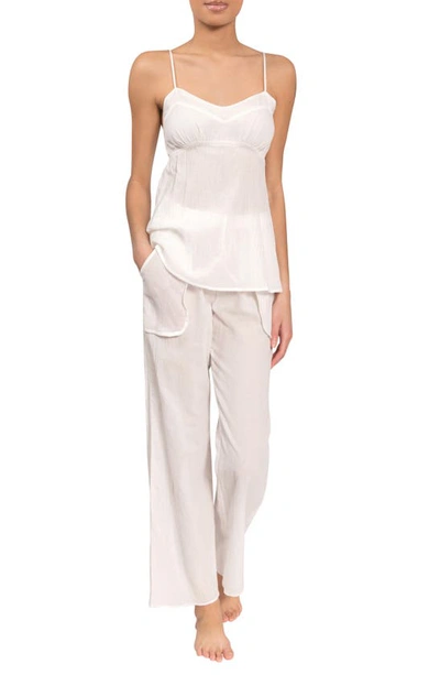 Shop Everyday Ritual Lily Simone Pajamas In White
