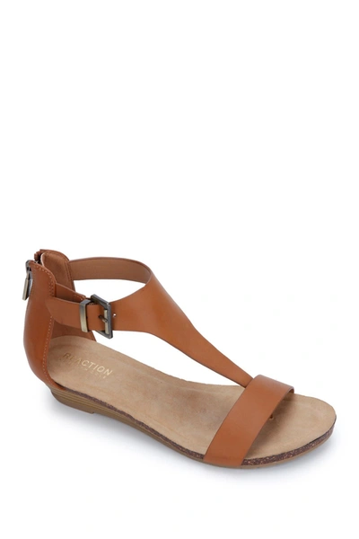 Shop Kenneth Cole Reaction Reaction Kenneth Cole Great Gal T-strap Sandal In Toffee