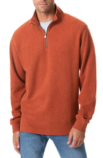 Shop Rodd & Gunn Alton Ave Regular Fit Pullover Sweatshirt In Terracotta
