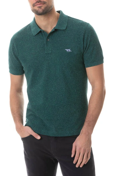 Shop Rodd & Gunn Gunn Piqué Sports Fit Cotton Polo In Jade