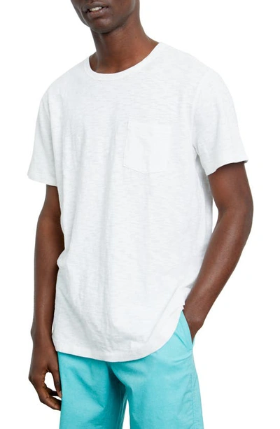Shop Rails Skipper Slub Pocket T-shirt In White