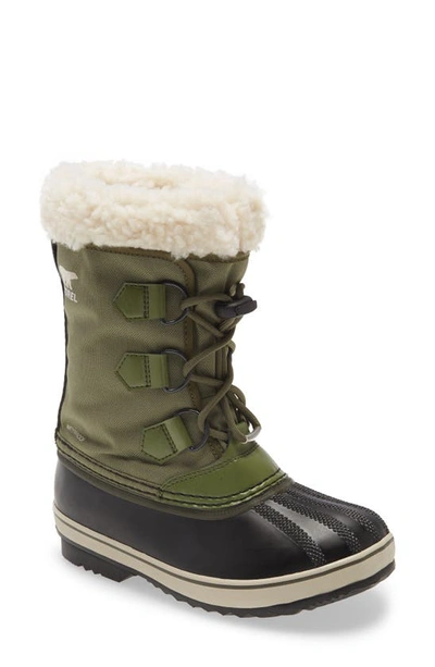 Shop Sorel Yoot Pac Waterproof Snow Boot In Hiker Green