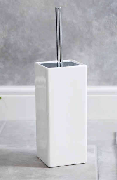 Shop The White Company Newcombe Toilet Brush Holder In White