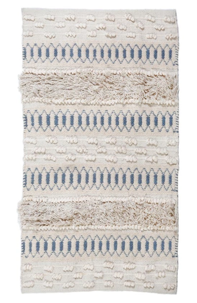 Shop Pom Pom At Home Avery Hand Woven Rug In Ivory/ Denim