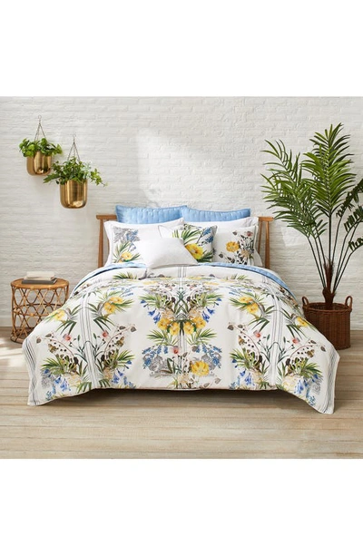 Shop Ted Baker Royal Palm Duvet & Sham Set In White