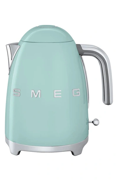 Shop Smeg 50s Retro Style Electric Kettle In Pastel Green