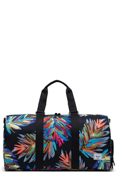 Shop Herschel Supply Co Novel Duffle Bag In Painted Palm
