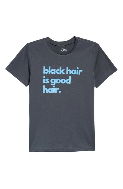 Shop Typical Black Tees Black Hair Is Good Hair With L In Charcoal