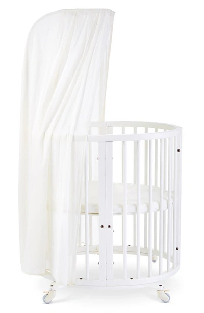 Shop Stokke Organic Cotton Canopy For Sleepi Cribs In Natural