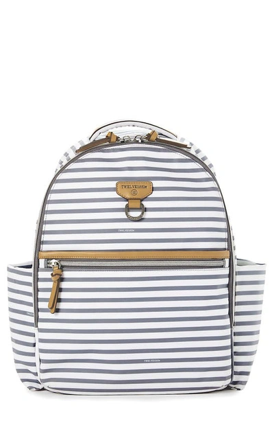 Shop Twelvelittle Midi Go 3.0 Stripe Water Resistant Diaper Backpack