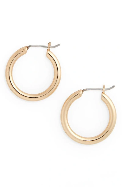 Shop Halogenr Small Endless Hoop Earrings In Gold