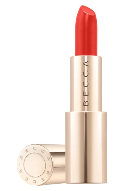 Shop Becca Cosmetics Becca Ultimate Lipstick Love In Poppy