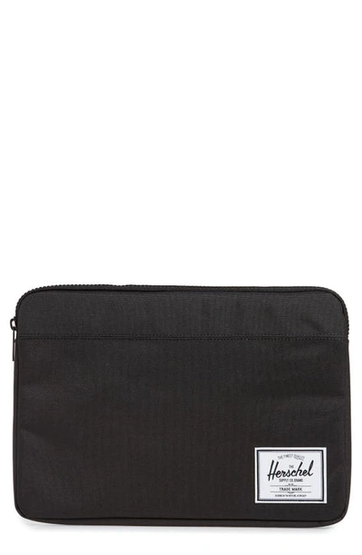 Shop Herschel Supply Co Anchor 13-inch Macbook Sleeve In Black