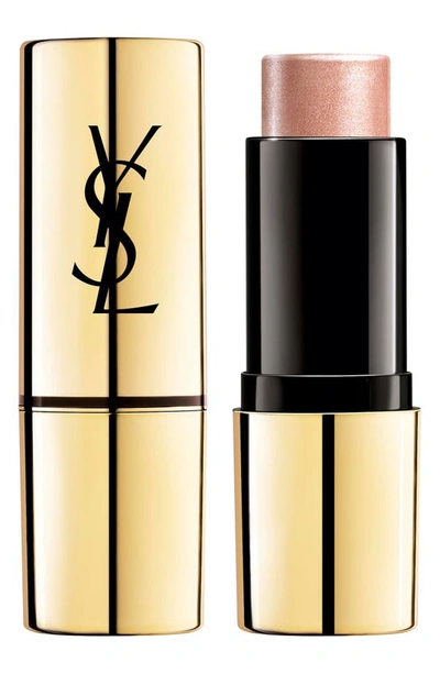 Shop Saint Laurent Touche Eclat Shimmer Stick Highlighter In N3 Rose Gold