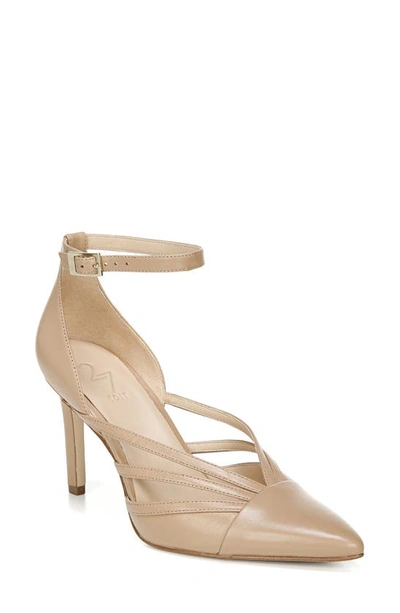 Shop 27 Edit Abree Ankle Strap Pump In Taupe Leather